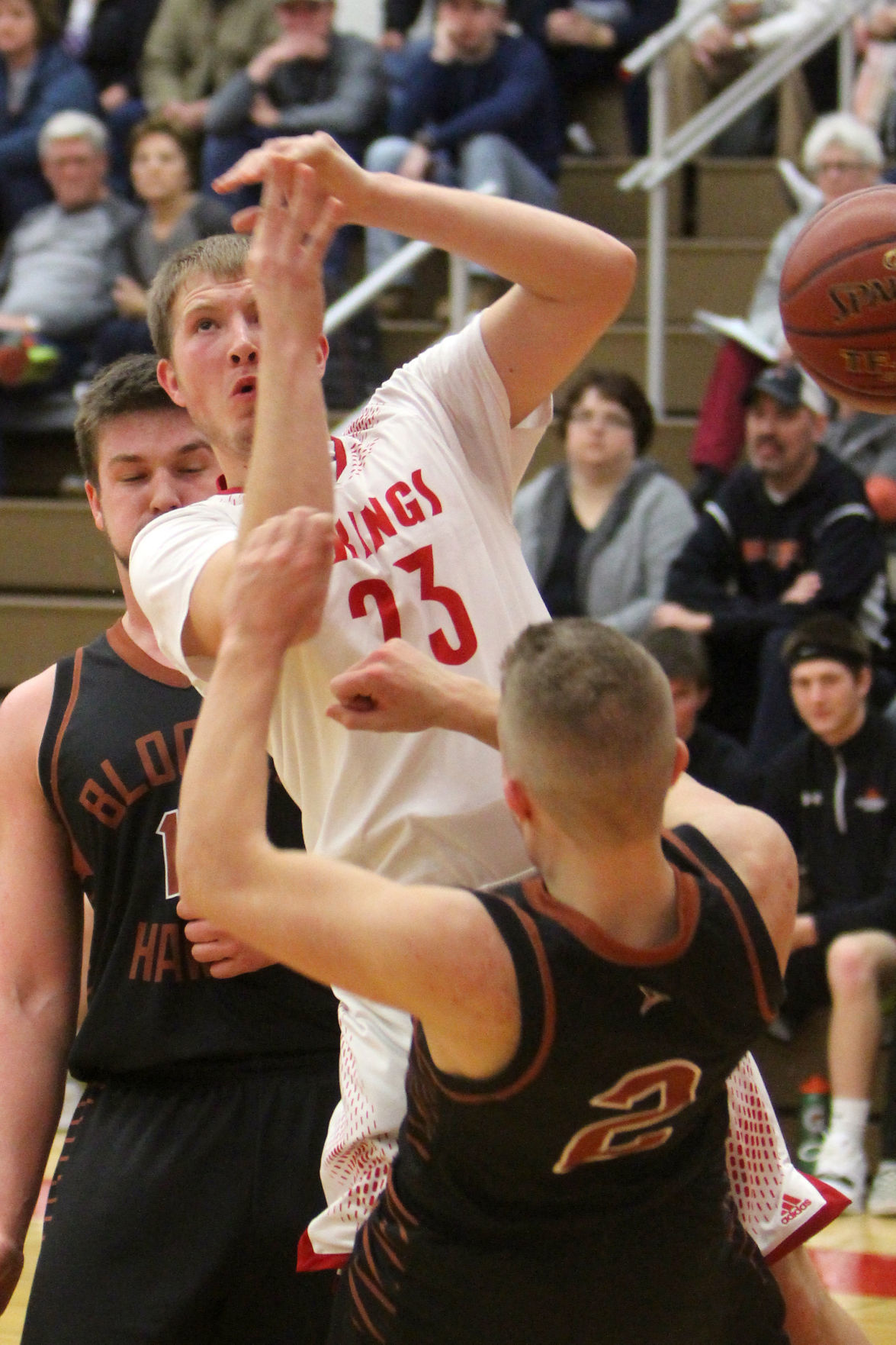 Bloomer at Colfax boys basketball 2-9-19